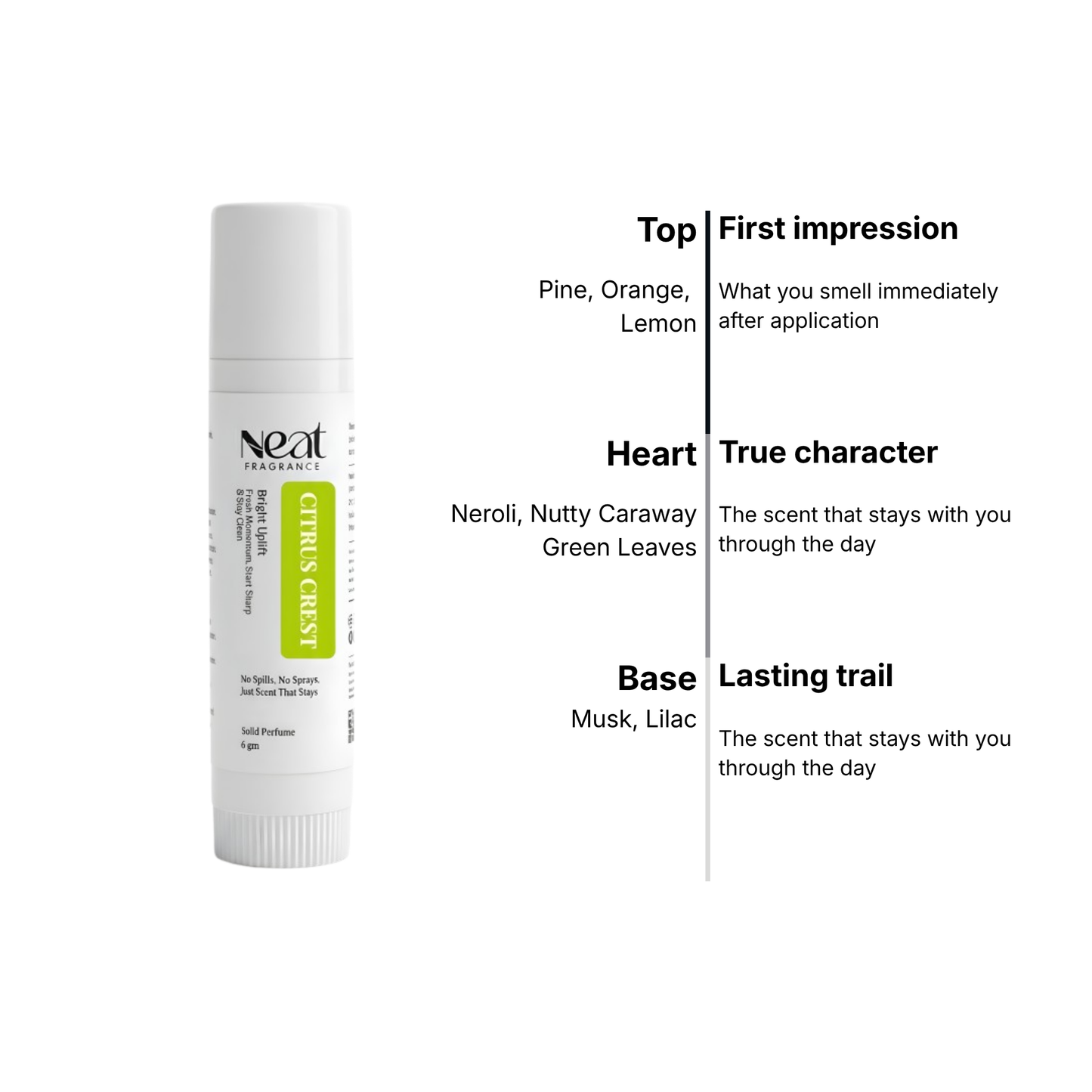 Citrus Crest Solid Perfume 6g