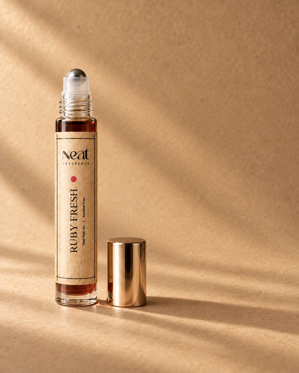 Ruby Fresh - Alcohol-free perfume roll-on, 10ml