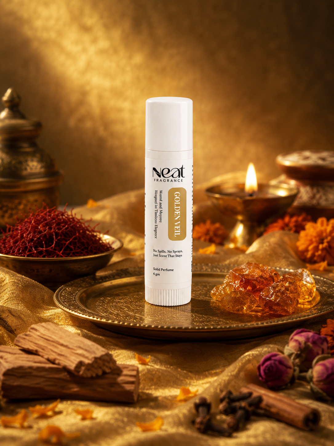 Golden Veil Solid Perfume 6g