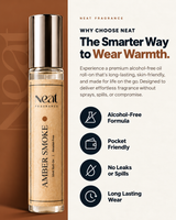 Amber Smoke - Alcohol-free perfume roll-on, 10ml