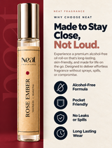 Rose Ember - Alcohol-free perfume roll-on, 10ml