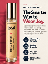 Ruby Fresh - Alcohol-free perfume roll-on, 10ml