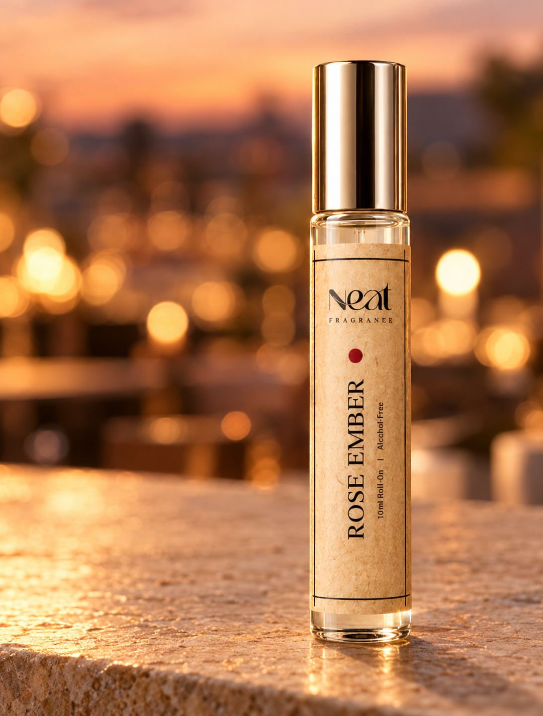 Rose Ember - Alcohol-free perfume roll-on, 10ml