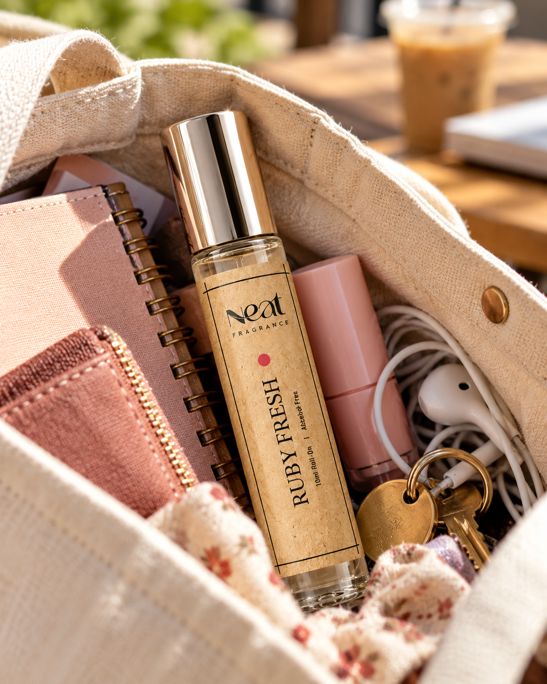 Ruby Fresh - Alcohol-free perfume roll-on, 10ml