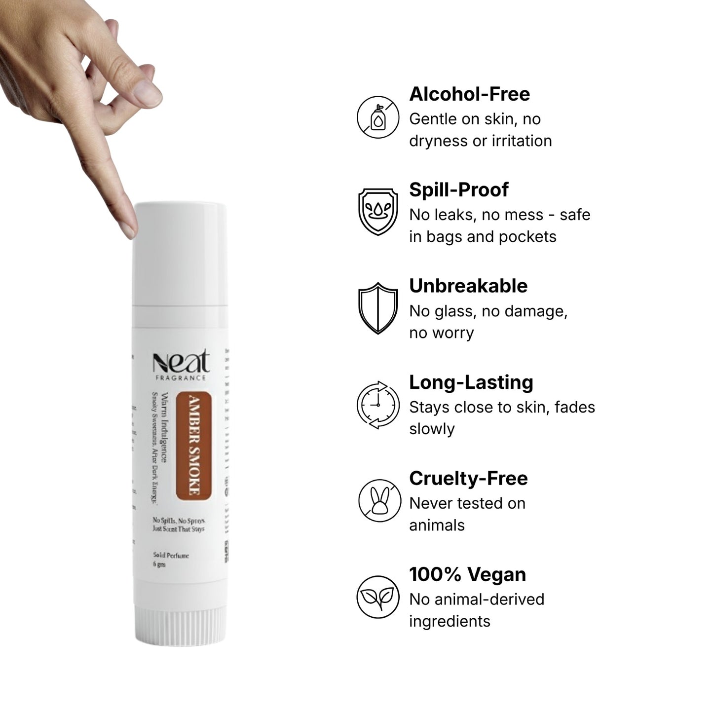 Amber Smoke Solid Perfume 6g