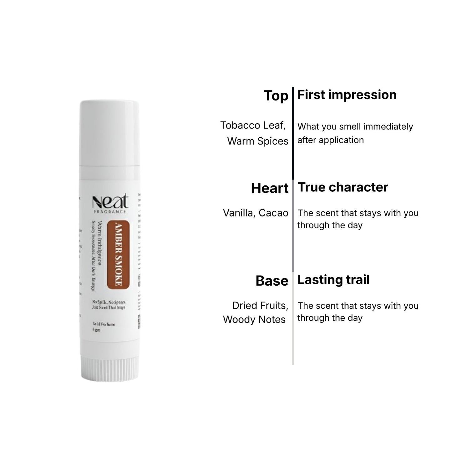 Amber Smoke Solid Perfume 6g