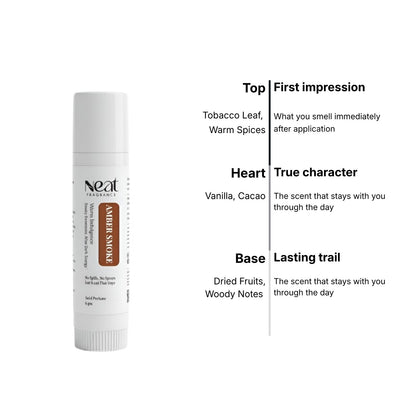 Amber Smoke Solid Perfume 6g